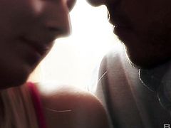 Romantic couple sex video featuring sensual babe Vanessa Jordin