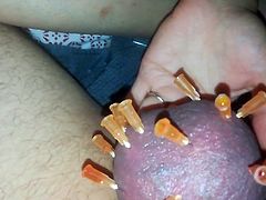 Castration 20 Needles in Balls