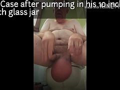 Barrycase playing with my massive pumped balls