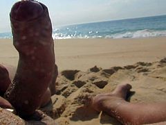 Handjob Portuguese Beach