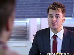 Brazzers - Big Tits at Work - Stacey Saran and Ryan Ryder -