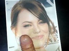 Emma Stone cum tribute #1