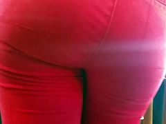 Lil booty in tight red pants (prt 2)