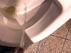 Piss in public urinal.