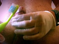 CBT - Toothbrush inside my urethra