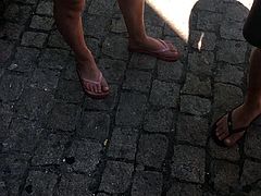 Feet flats women mature tuga Alentejo