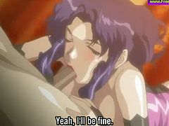 Anime woman fucks her boyfriend hard