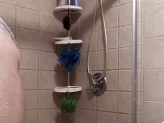 #me taking a shower