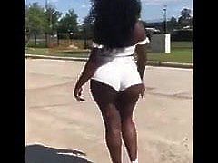 Big black ass walking
