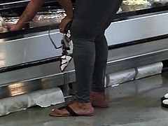 A Big Booty Creole Mother in the Supermarket - Part 2