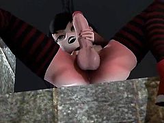 Teen Goth Vmpire Animated Jerk off