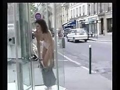 Outdoor Flashing In Paris strip naked in public