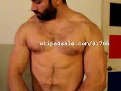 Muscle Fetish - Mick Flexing Video 3