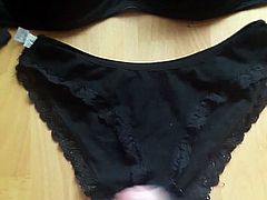 Cumming on panties