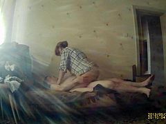 Russian cuckold and wife