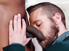 Perhaps this story began not with the first look and not even from the first kiss, but from the moment when his lips first touched Marquee's big black cock. Ziggy Banks had never seen such a big penis and it definitely promised him an unforgettable sex experience...