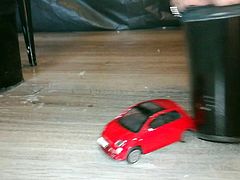 Lady L crush red toy car