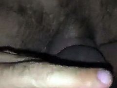 Older hairy man with thick hard cock is fucking