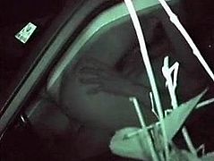 Watching his wife fuck in the car