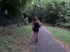 German Sexy Susi Streetwalker Blowjob