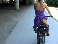 Biking Upskirt 2