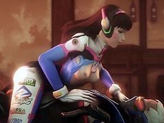 D.Va & Soldier 76 - Nigth In