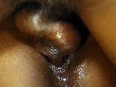 Cock hungry black beauties fuck in steamy orgy