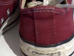 My Sister's Shoes: Maroon Converse II