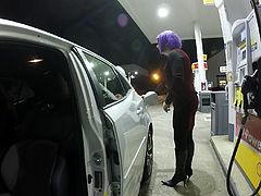 Sissy Fag David Getting Fuel Again