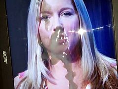 Huge cum tribute for Victoria Coren Mitchell