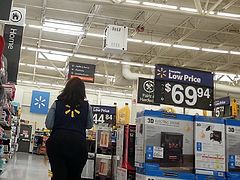 Wal-Mart Creep Shots huge ass employee BACK part 3 of 3