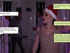 This private christmas sex video will instantly drive you crazy. Fantastic redhead babe with an amazing round booty enjoys sucking his hard dick, while the guy is shooting the video on his phone. Relax and enjoy hot sex action!