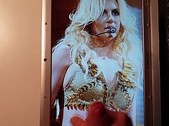 Britney Spears Cum Tribute 76