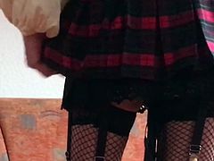 Nice ass in Scotch kilt was naughty