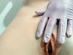 Living Doll (ME) in Eyung Suit rubbing my clit and cumming
