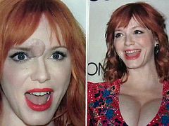 Christina Hendricks Cum tribute 10