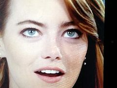 Emma Stone cum tribute #1