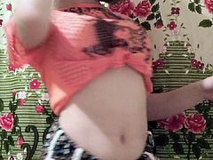 My sexy homemade amateurs video in pink panties gorgeous
