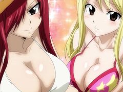 Erza and lucy boobs