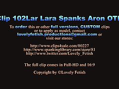 Clip 102Lar - Lara Spanks Aron OTK - FACE