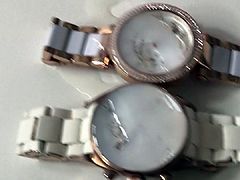 Cum on my wifes three watches