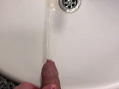 Pissing and wanking