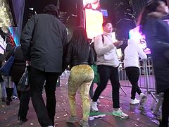 Candid Booty Report:  Yellow Latina Fire