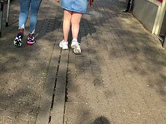 Holy fuck (Look left Blue skinny jeans)uk chav