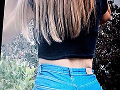 CUM TRIBUTE ON WORLDS BEST TEEN ASS IN JEANS