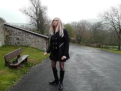 Crossdresser themidnightminx strip fail