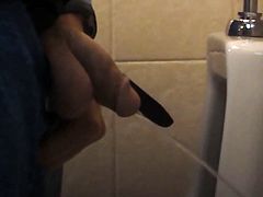 High and tight circumcised penis peeing 3