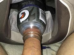 Homemade gatorade bottle device