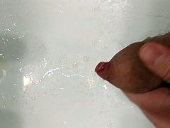 Pissing through my tight foreskin (phimosis)
