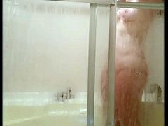 Hot Wife Caught by Showering